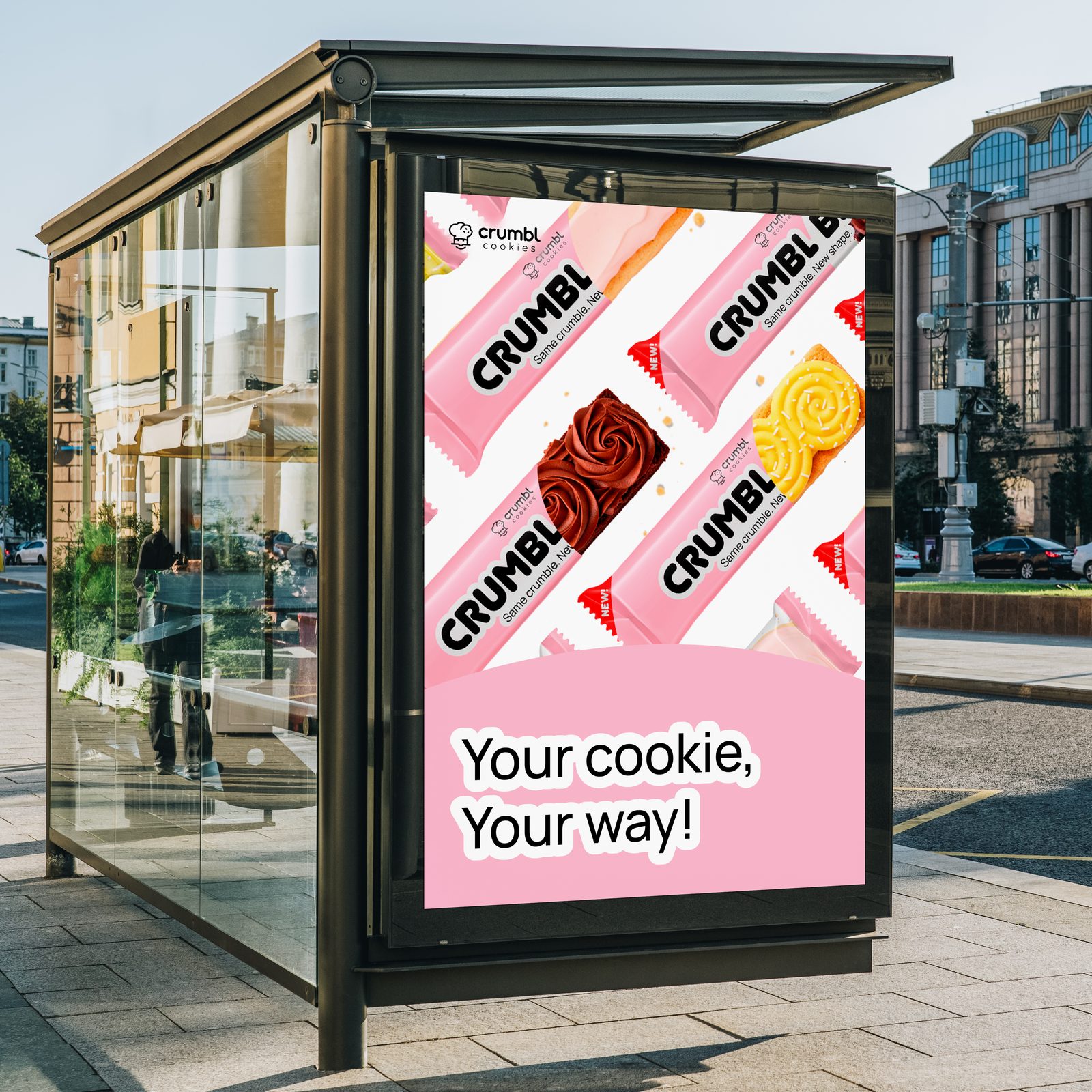 Crumbl Cookies packaging