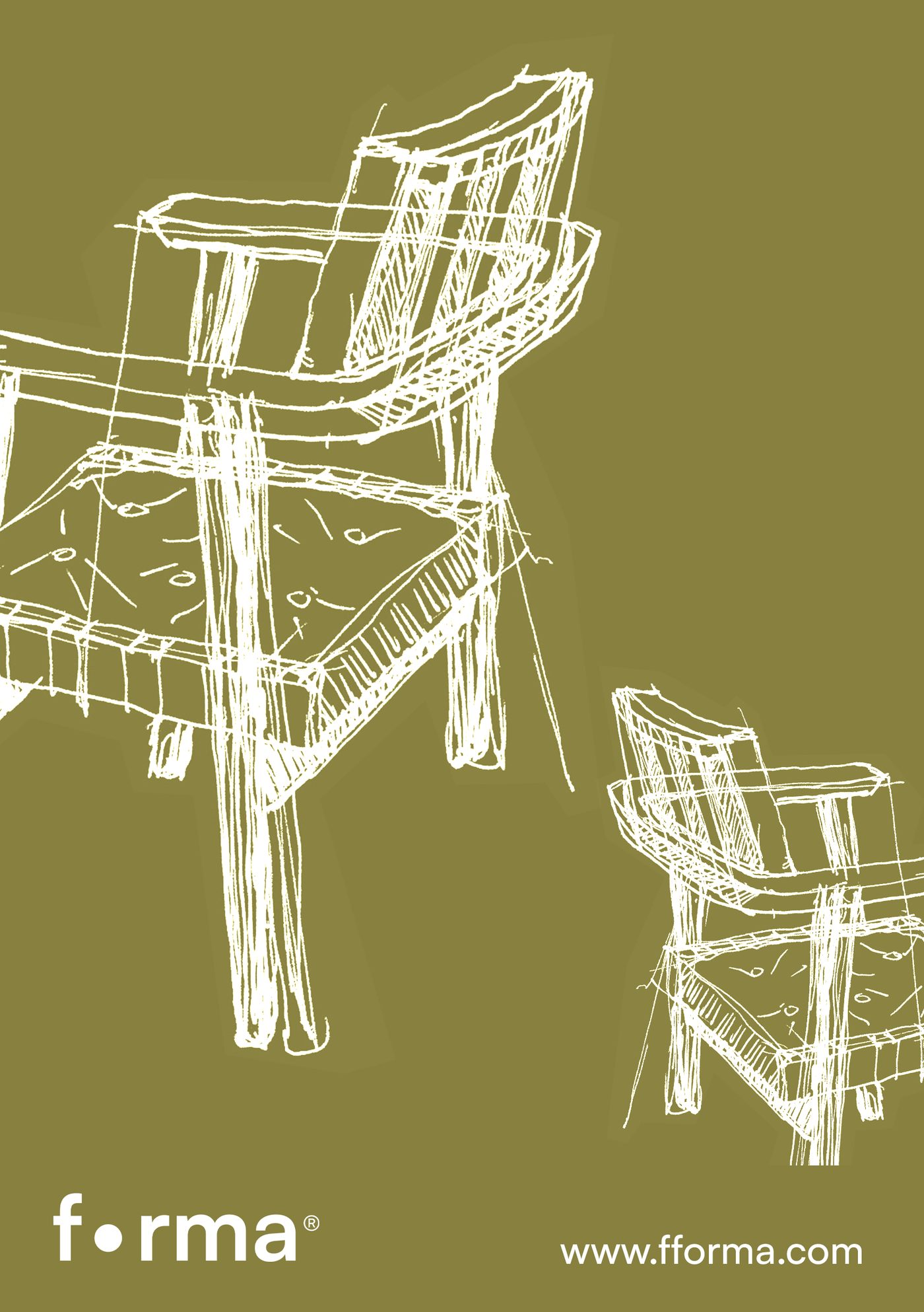 Forma armchair concept sketch